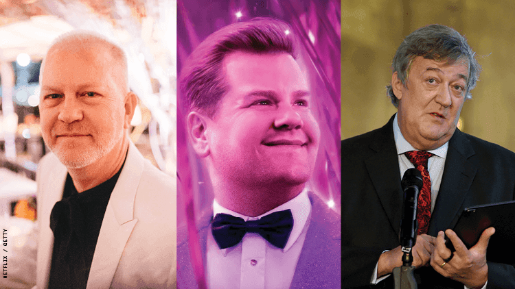 Ryan Murphy, Stephen Fry, and James Corden