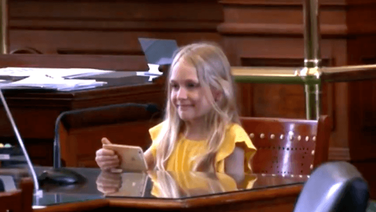 Trans teen at Texas Senate