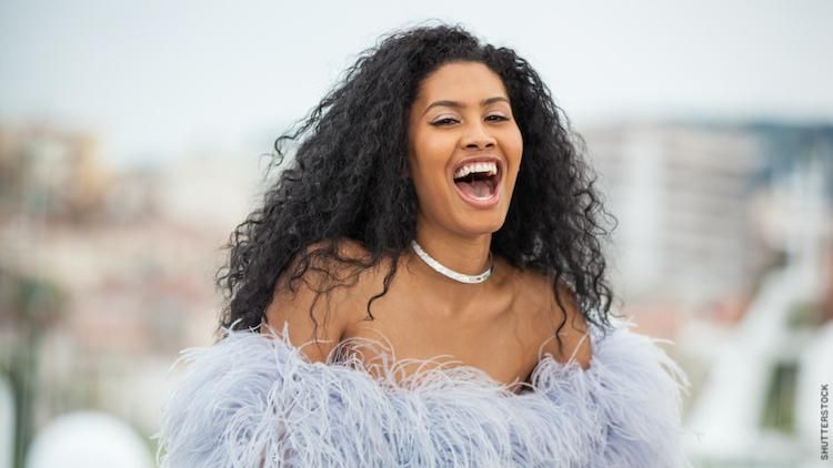 Leyna Bloom at Cannes Film Festival