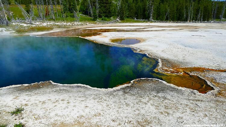 Yellowstone National Park's Abyss Pool 