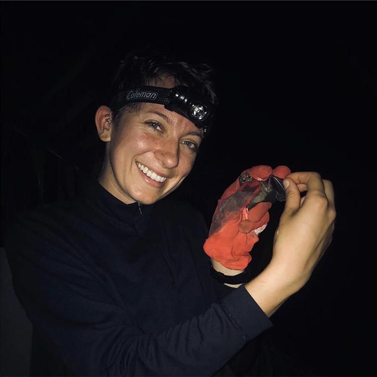 Jorie Mitchell: "I am queer and I am a bat-biologist-in-training and amateur science educator."