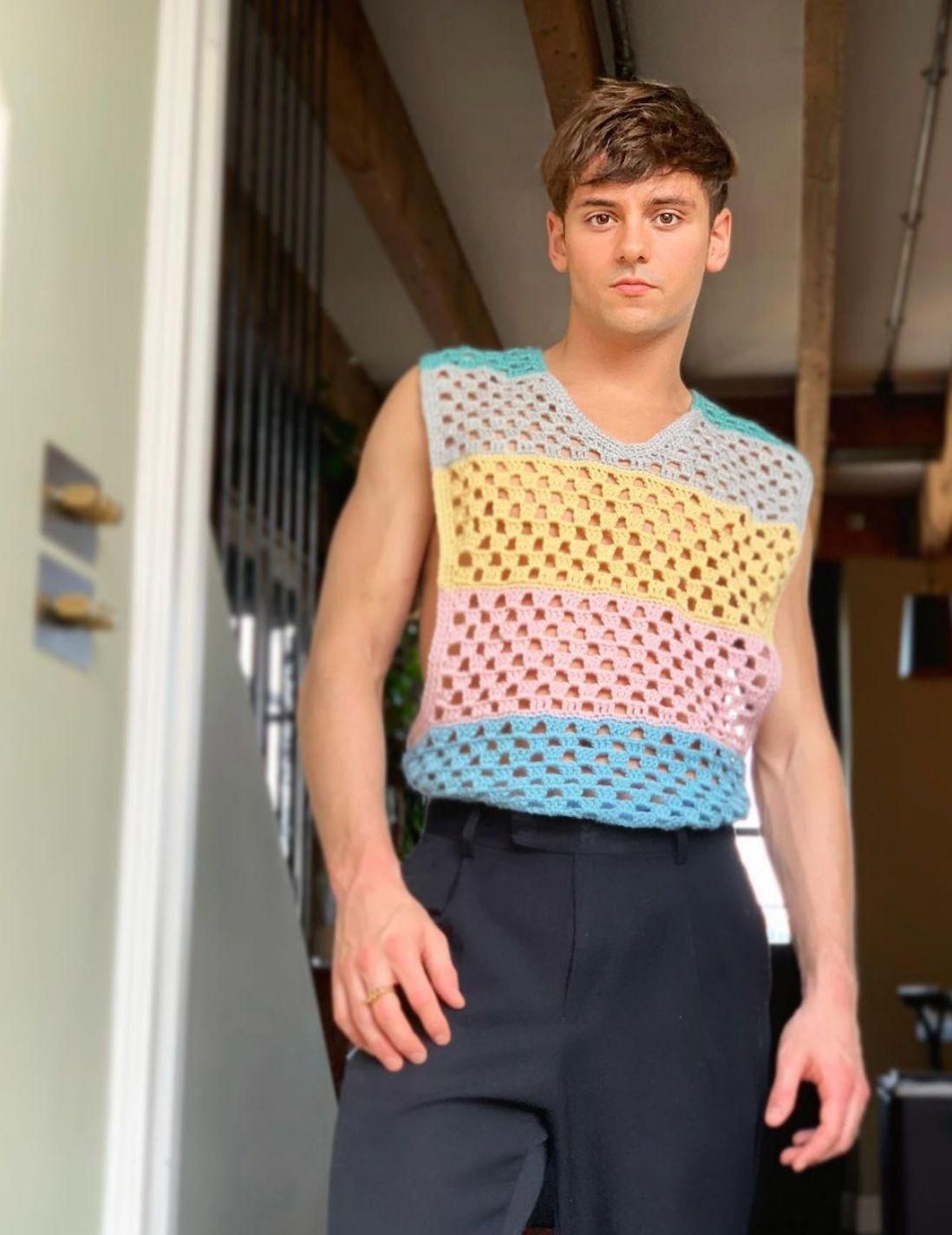 Here's a Bunch of Tom Daley's Best Knitted Looks