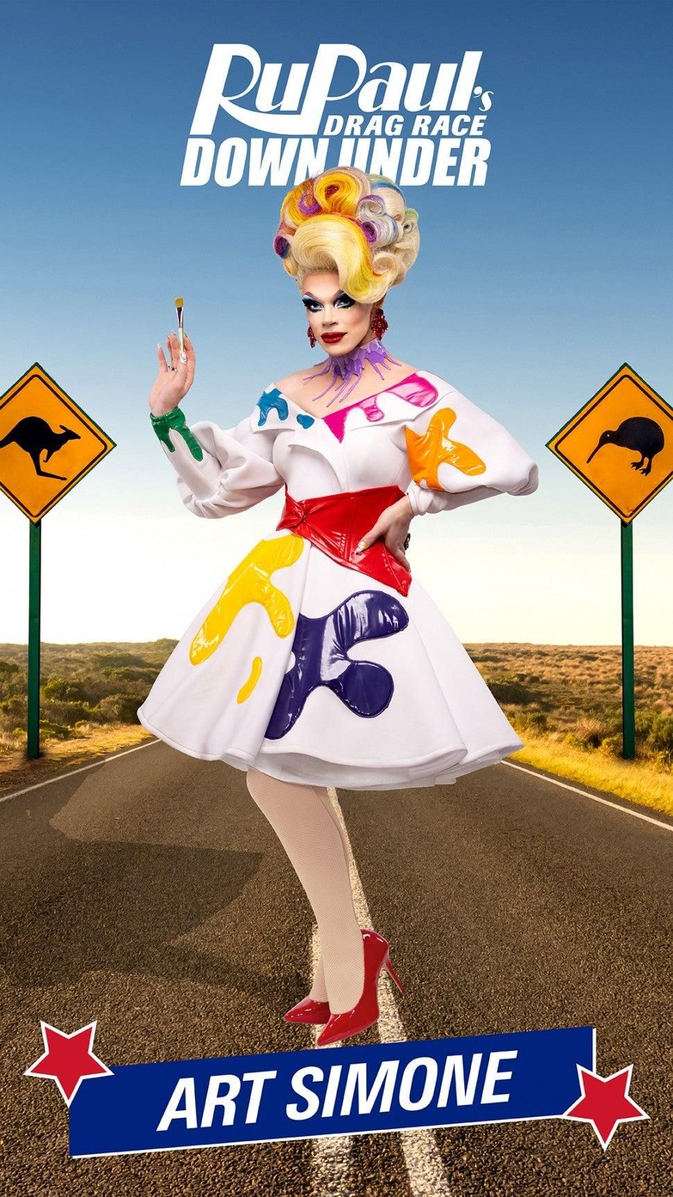 Art Simone Drag Race Down Under