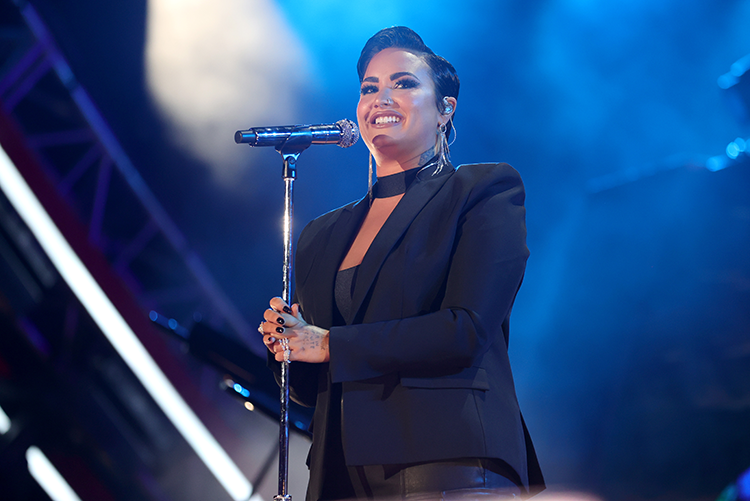 Demi Lovato was one of seven celebrities to come out as pansexual in 2021