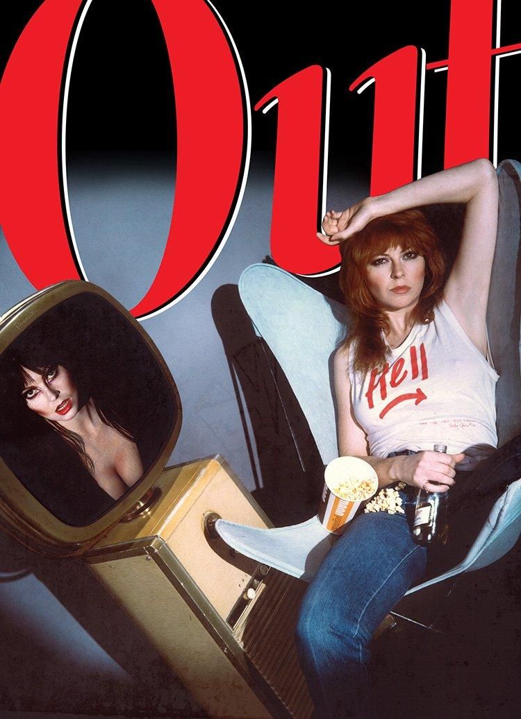 Elvira on Cover of 2021 Out100