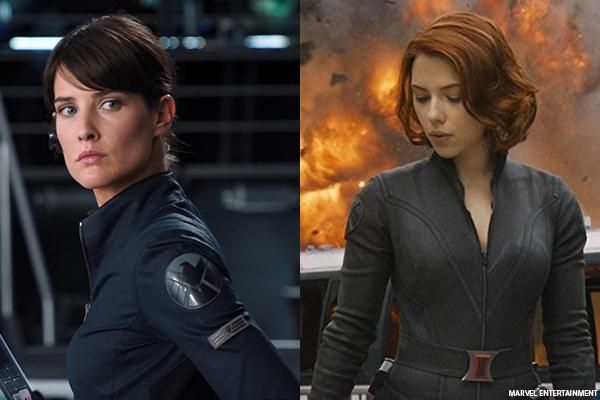 Maria Hill and Black Widow
