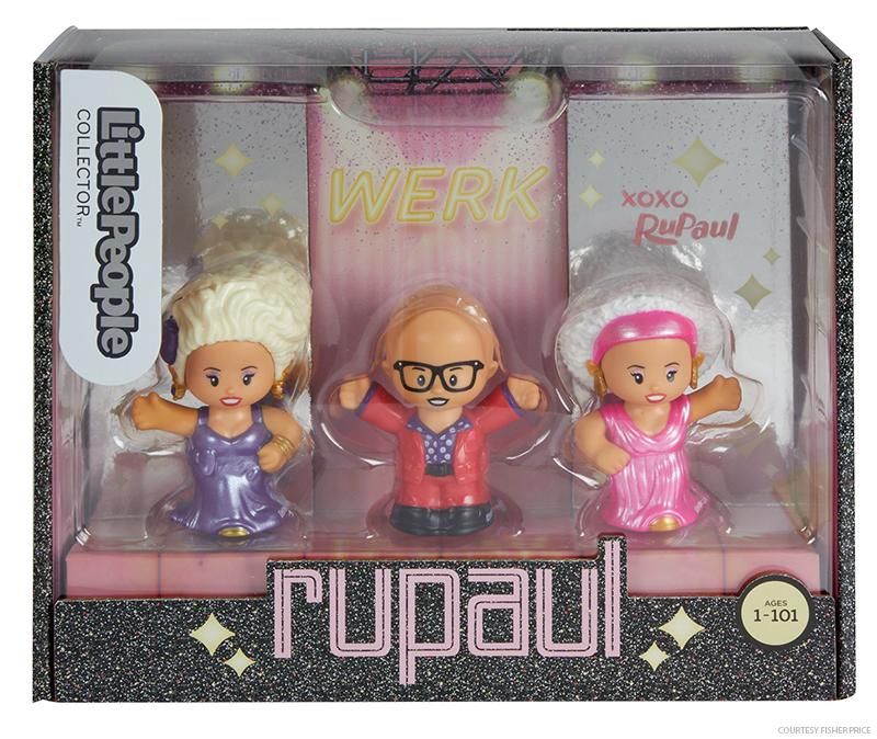 Little People Collector RuPaul box