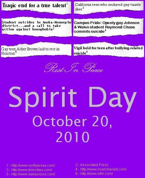 Original Spirit Day post