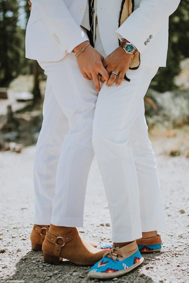 A new tradition: A couple honors their Western heritages in an unique wedding.