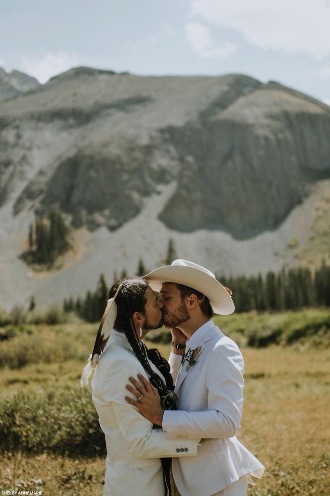 A new tradition: A couple honors their Western heritages in an unique wedding.
