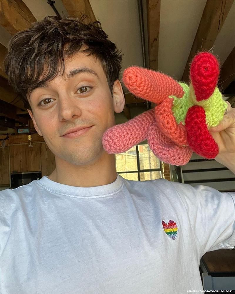 Tom Daley introduces a line of hand-crafted crocheted cock socks perfect for every occasion, and just in time for April's Fools Day!